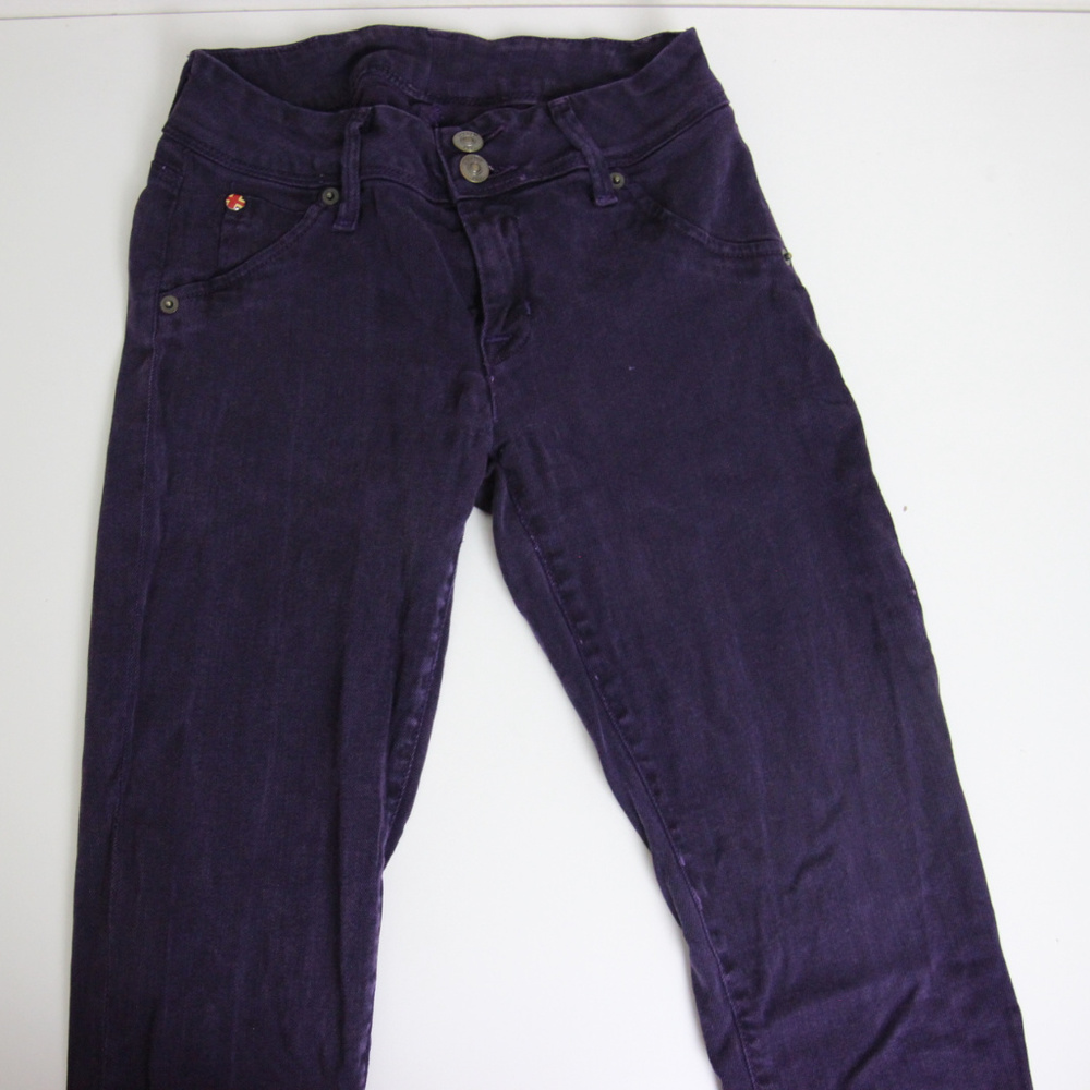 Hudson Purple Skinny Slim Stretch Pants